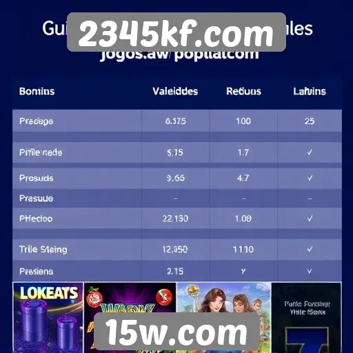 Comparação com outros sites de jogos populares